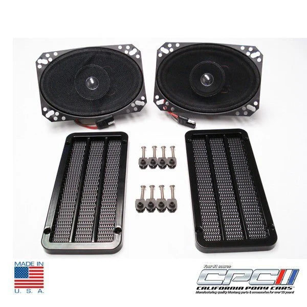 1965-1966 Mustang Door Speaker & Grille Kit AUD-066-007