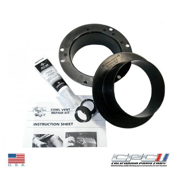 1964-1968 Mustang / Cougar Cowl Vent Repair Kit HEA-648-002