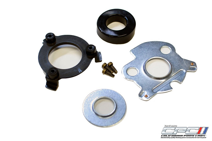 1965-1966 MUSTANG STANDARD STEERING WHEEL 3-SPOKE HORN RING CONTACT PLATE KIT