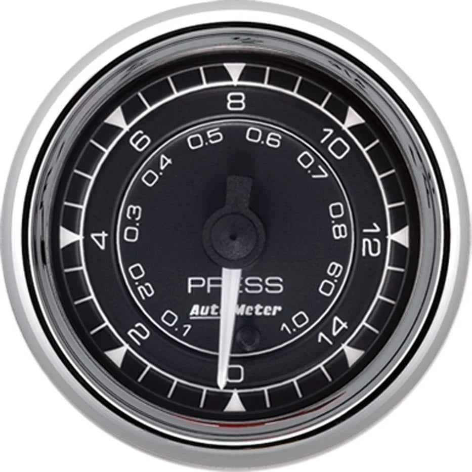 2/16 Chrono Chrome Gauge Pressure 15PSI