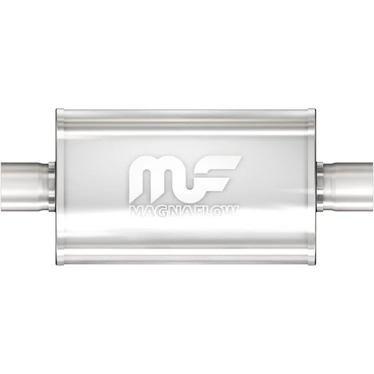 Stainless Race Muffler 4in In/Out