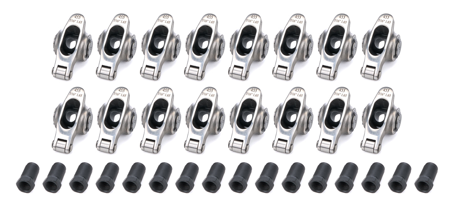 Pontiac S/S Roller R/A's - 1.65 Ratio 7/16 Stud