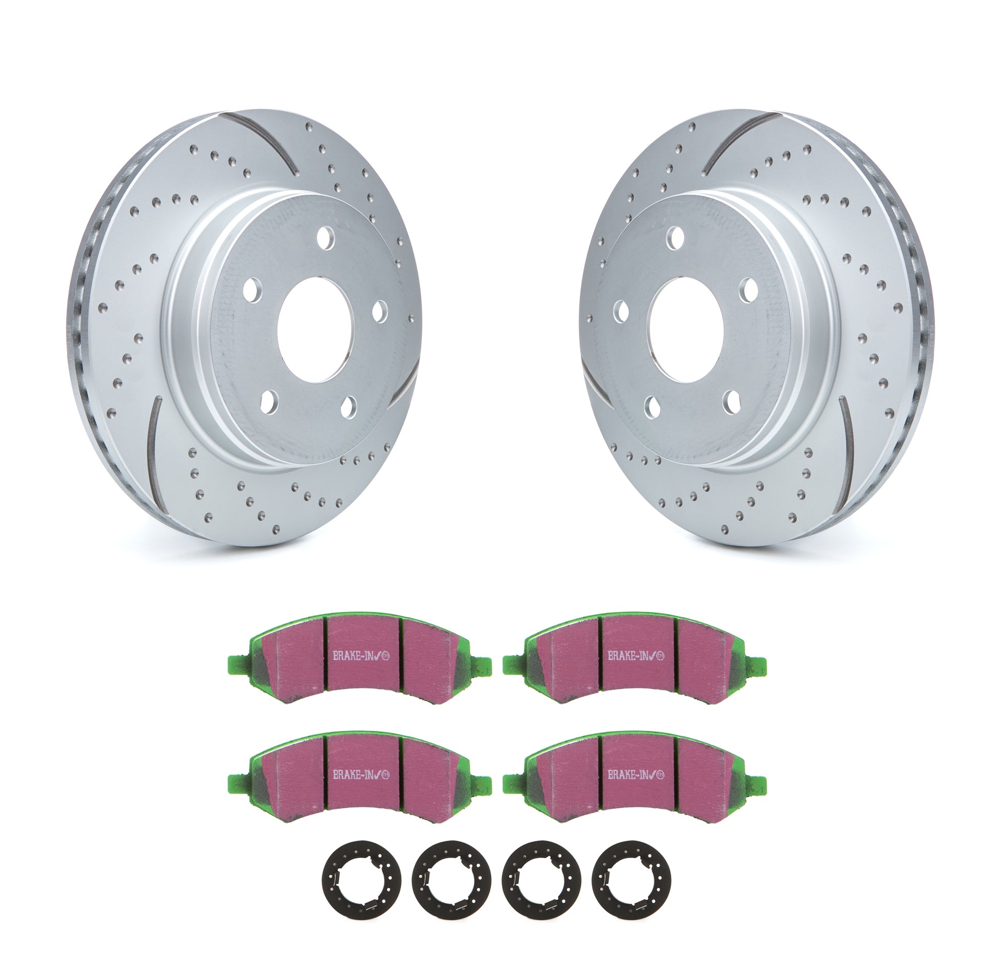 Brake Rotor & Pad Kit Greenstuff Durango