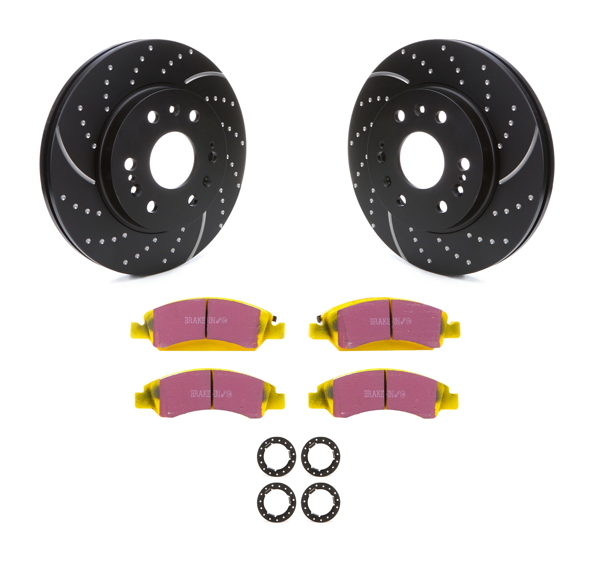 Brake Rotor & Pad Kit Yellowstuff GM Truck/SUV