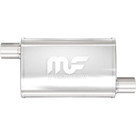 Stainless Muffler 2.5in Offset In/Out