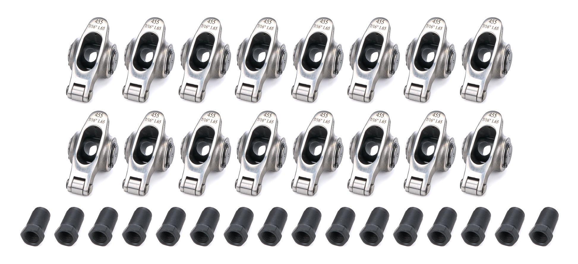 Pontiac S/S Roller R/A's - 1.65 Ratio 7/16 Stud