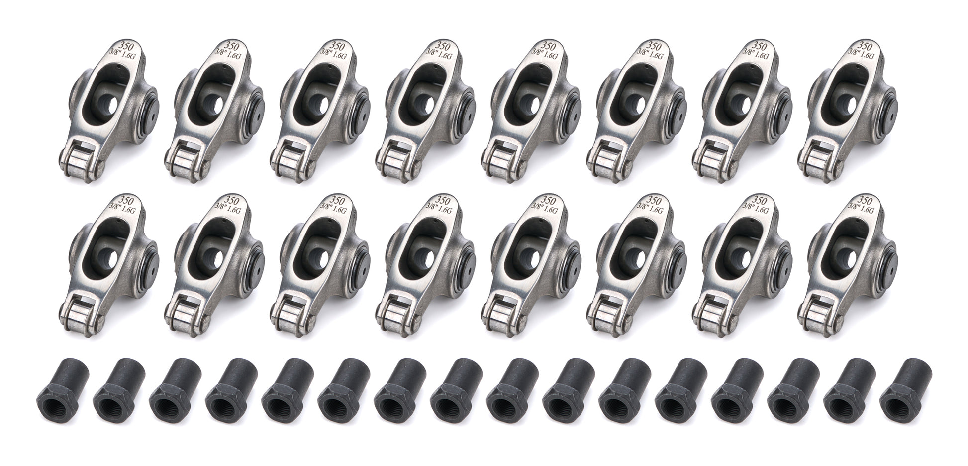 SBC Vortec S/S Roller R/A's - 1.6 Ratio 3/8 St